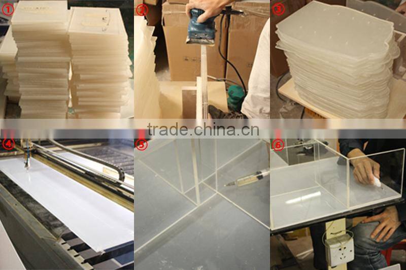 Acrylic Display Desktop Wine Bottle Rack For Promotion