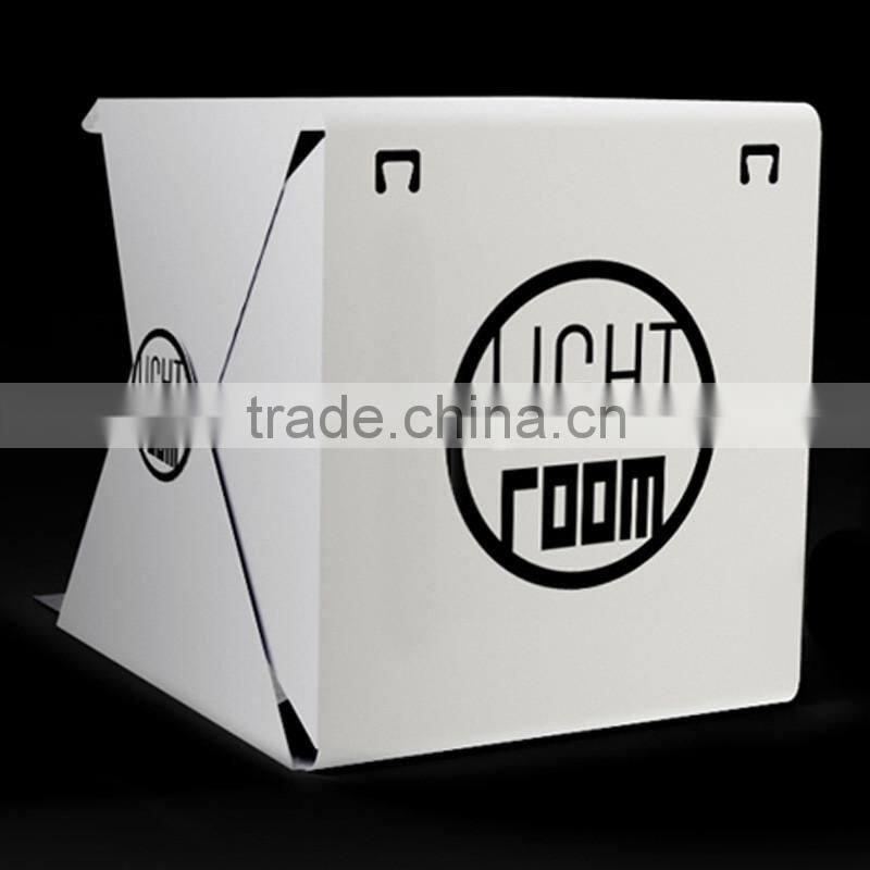 Portable Foldable Mini Photo Studio Box Case Photography Backdrop Backgroud Build-in LED Light Softbox For Shooting Small Items