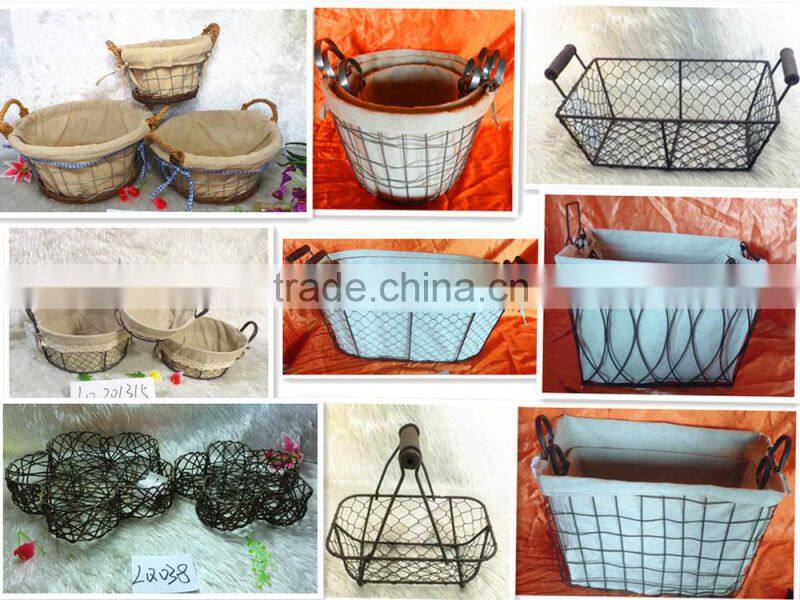 Cheap Factory Made Wicker Pet Basket For Bike Wicker Dog Bicyle Basket