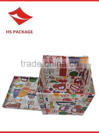 cartoon priting foldable storage box