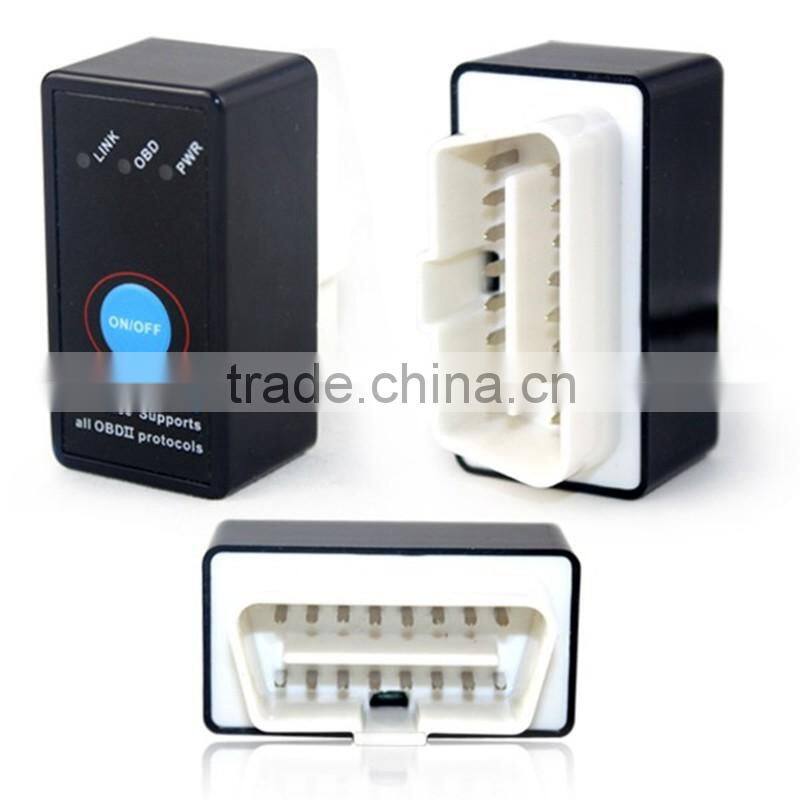 Super Mini Elm327 Bluetooth V1.5 OBD2 OBD II Can-Bus Diagnostic Car Scanner Tool with Switch
