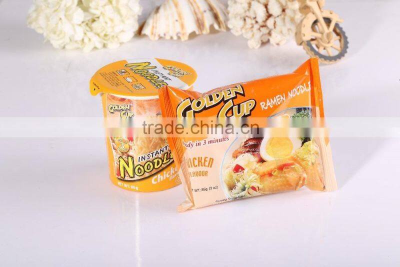 New! portable delicious noodles chicken flavor instant noodle low calories
