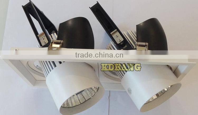 High Efficiency top quality 2*40w led track spot light