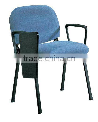 Aluminum frame red fabric writing board school chair HE-164