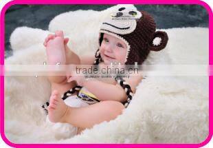 Newborn Baby Hats in animal pattern