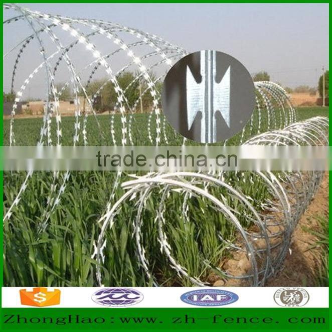 Factory direct sale high security used Prison razor barbed wire Fence