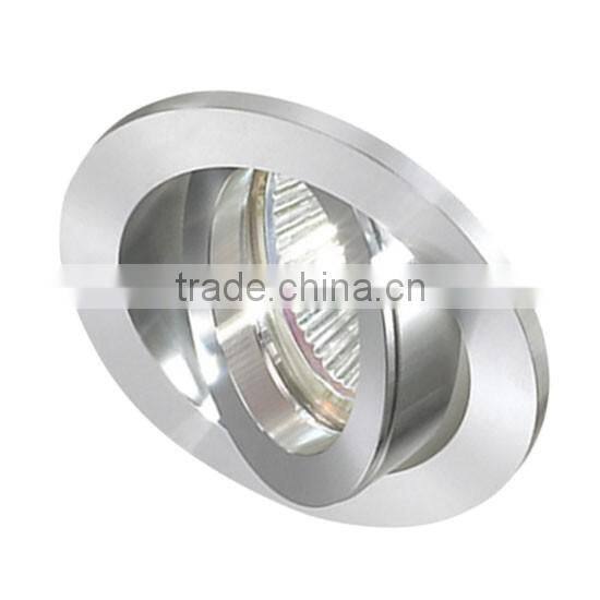 Aluminum GU10 MR16 double ring surface downlight