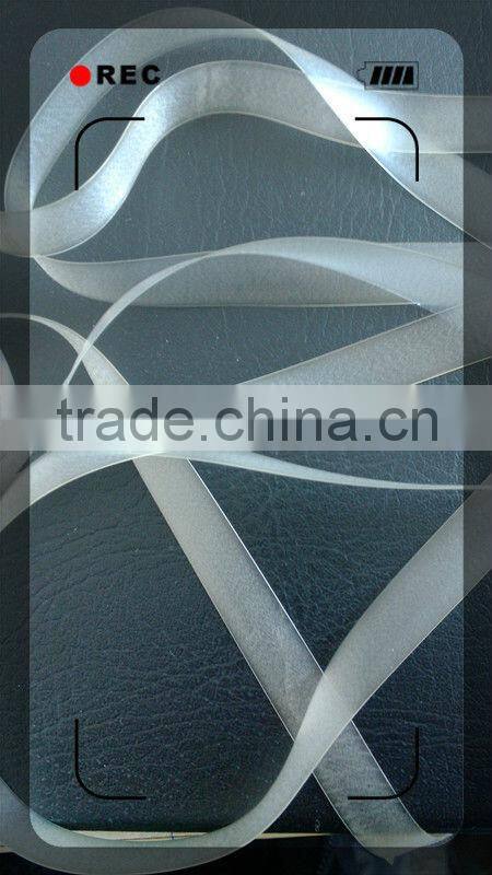 Shanghai QG brand tpu clear elastic tape for bra shoulder strap strap