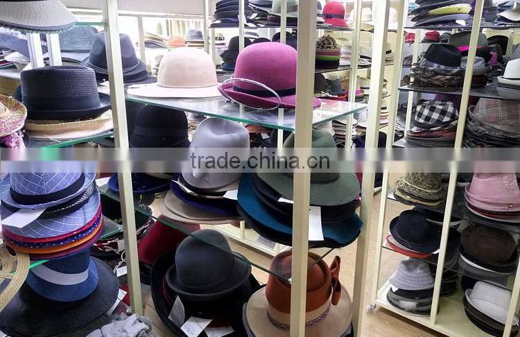 Girl pink straw sun hat paper floppy hat with colorful flower