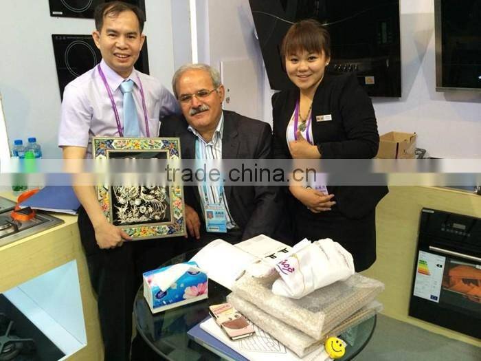 Tempered Glass self venting Commercial range hood