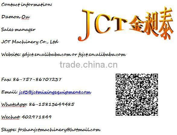 JCT stainless steel water powder inline mixer blender powder nauta mixer