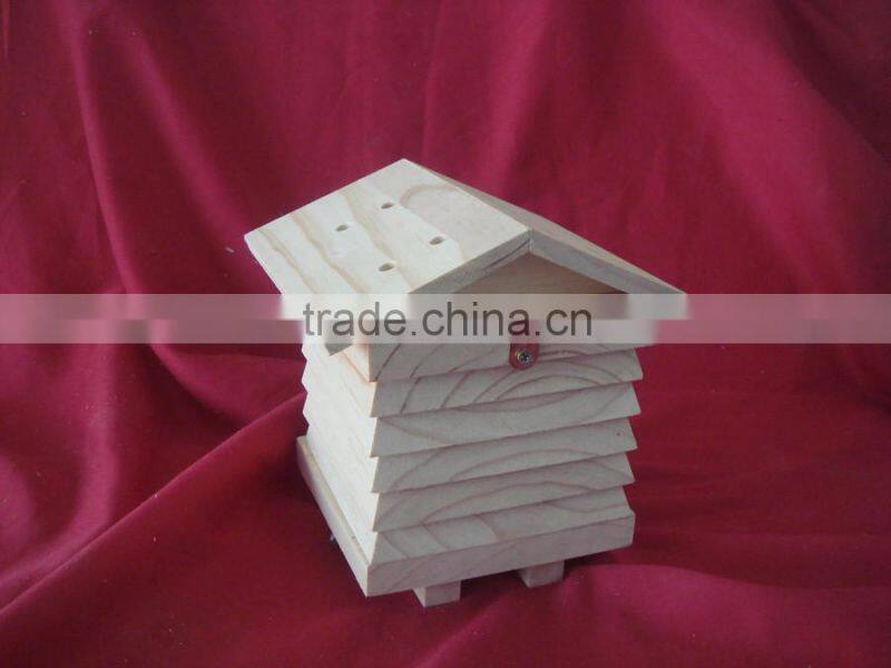 Disassembly wooden bee hive habitat