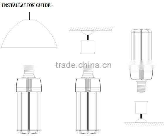 2016 NEW PRODUCT 36w led corn bulb 3000lm e27 led corn lamp