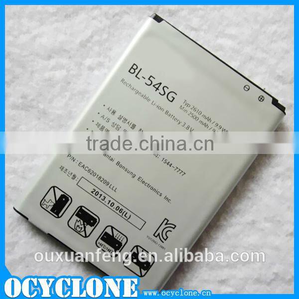Genuine Mobile Phone Batteries BL54SG For LG F300 F320slk 2610mah