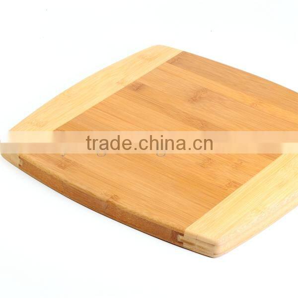 Bamboo wood pizza plate with handle
