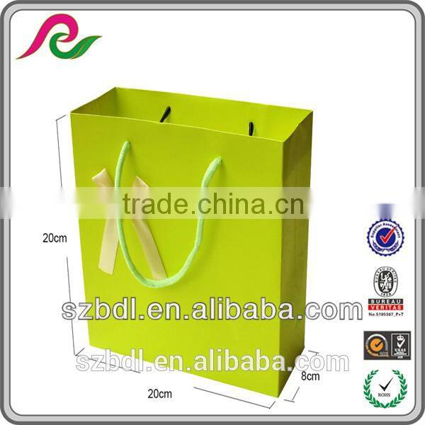 Luxury custom paper bag paper shopping bag & handles colorful printed paper bag
