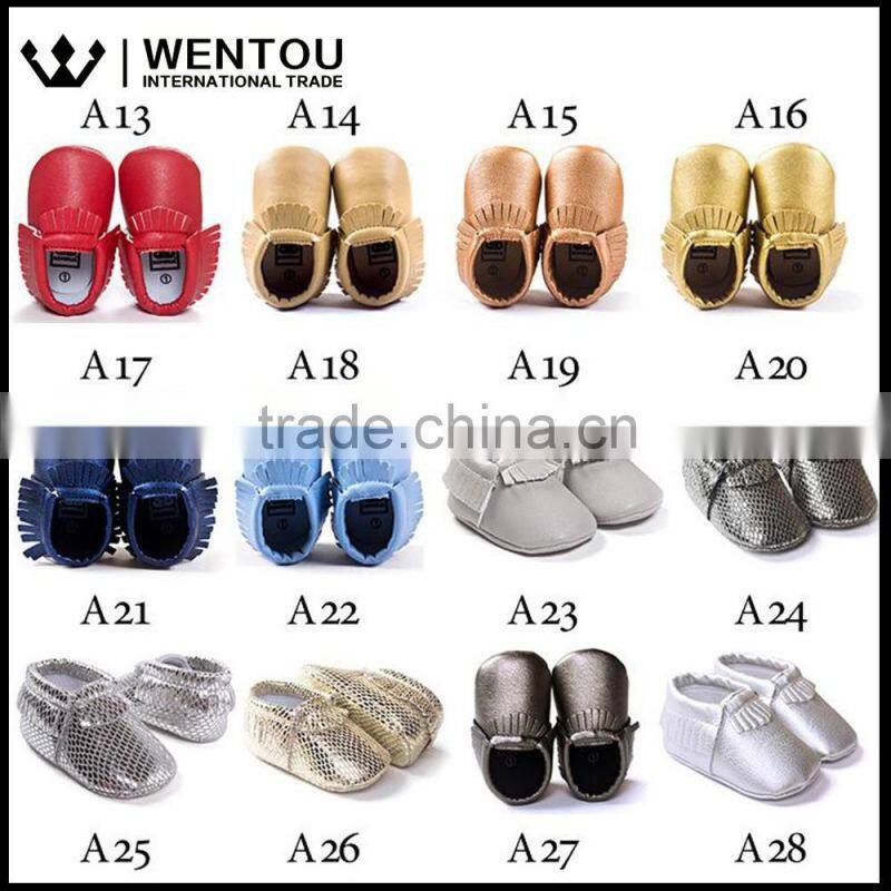 Baby Tassels Soft Sole Leather Infant Toddler Moccasins