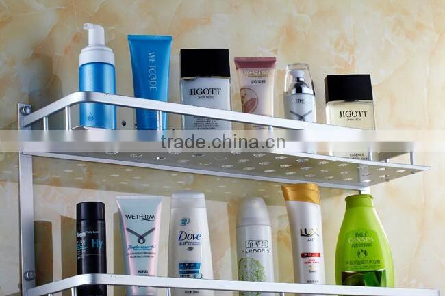 Good quality 3 layers towel bar bathroom shelf/wall shelf/bathroom accessories set top Hot!