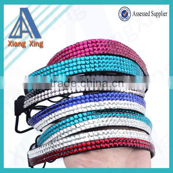 Wholesale multi color bling crystal rhinestone lanyard for cell phone lanyard