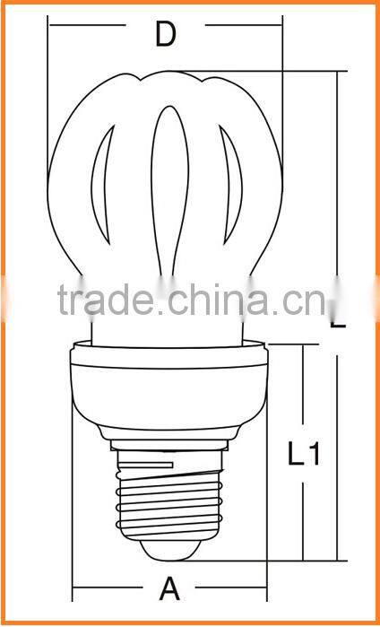 11W energy saving light with high luminous flux
