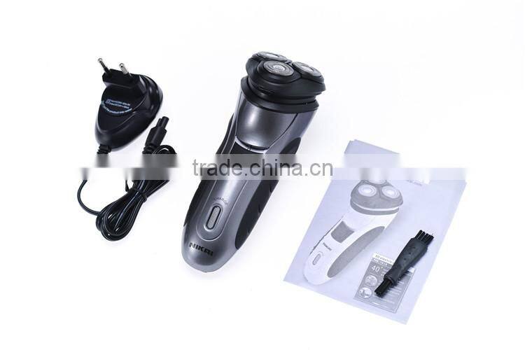 Triple head retotary electric shaver