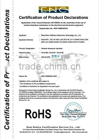 China Nebulizer Manufacturers Eletronic Atomization Device Home Portable Nebulizer With Rechargeable Battery