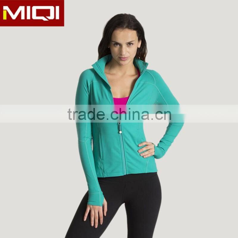 Featuring Moisture Wicking Quick Dry 4-Way Stretch Thumb Holes fitness jacket