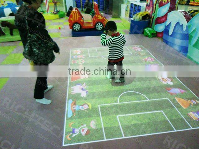 BEST BUY! RICHTECH amazing effects floor system with projector and mini PC