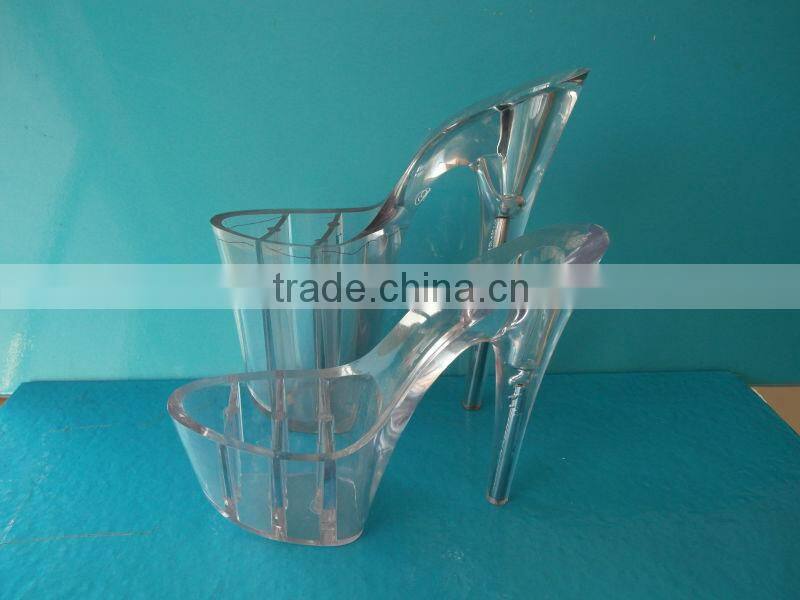 2016 Transparent Sexy 20 CM Women Stylish High Heel Shoes