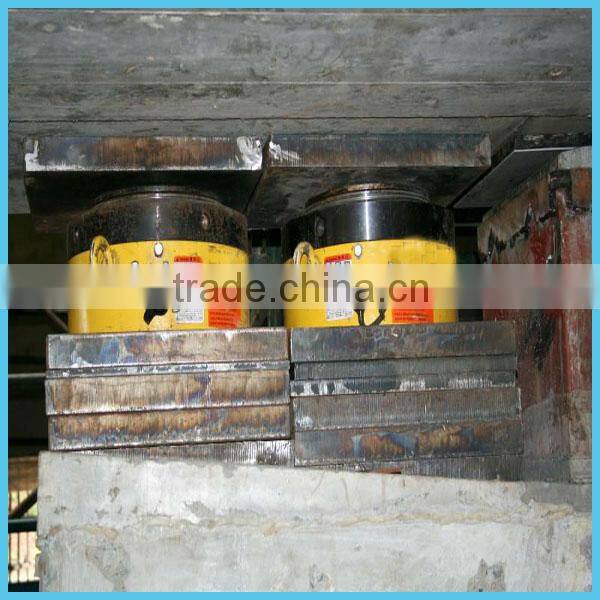 CLP-5002 500 ton 45mm stroke single acting pancake lock nut hydraulic ram