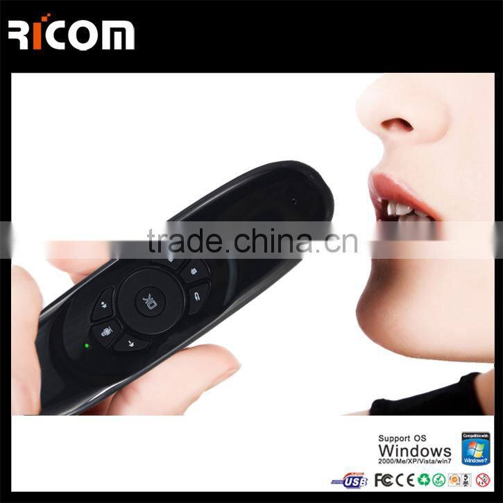 2.4g Wireless Air Mouse Keyboard,Wireless Remote Control with Gyro Air Mouse--T10--Shenzhen Ricom