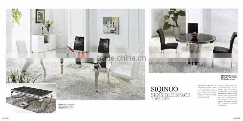 Classic Modern Dining Chair Hotel Chair Z Shape Dining Chair Metal Dining Chair