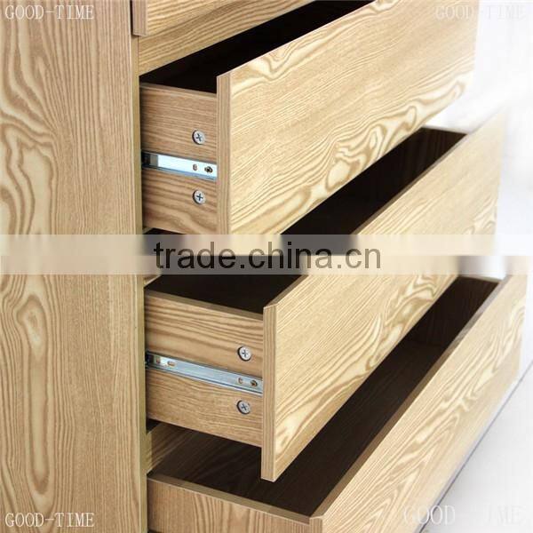 wooden grain melmained MDF cheap Modern large simple Modern used chest of drawers designer