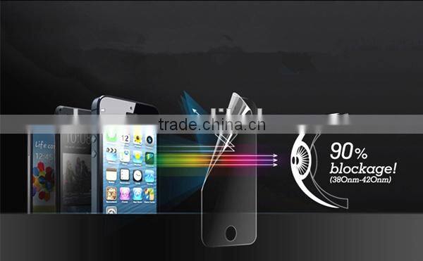 best price wholesale anti blue light HD reusable 0.33mm tempered glass screen protector for iphone 6 plus smartphones