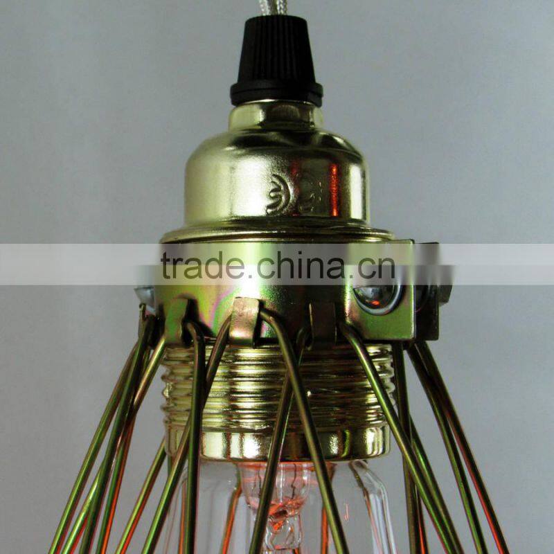 10.9-3 stunning in any scene decorative and effective bulb is as close to original as possible American Style Cage Pendant