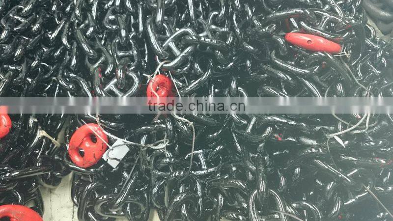 Galvanized Ship Anchor Chain with Stud, Marine Hardware 12.5mm -73mm