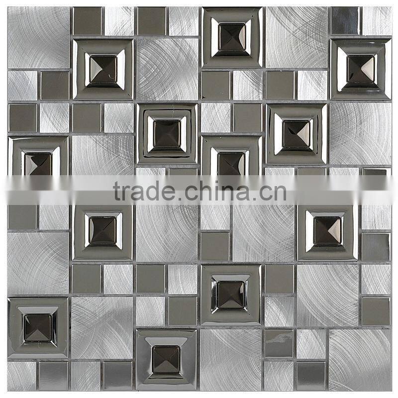 Bar Decor Mix Metal Mosaic Tiles