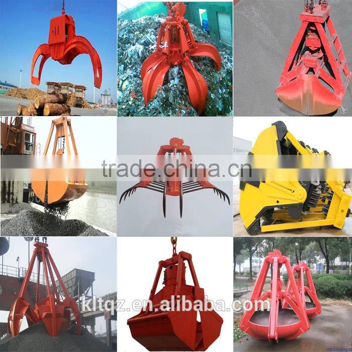 stainless steel elevator clamshell bucket for cranes