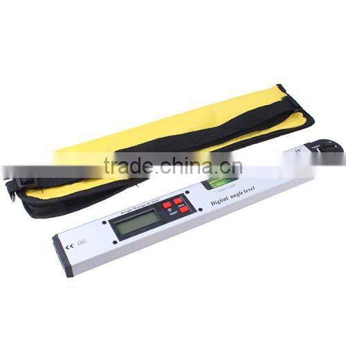 MagicDots UPGRADED NEW Digital 400mm Aluminum Angle Slope Finder Vertical + Horizontal 16" Spirit Level