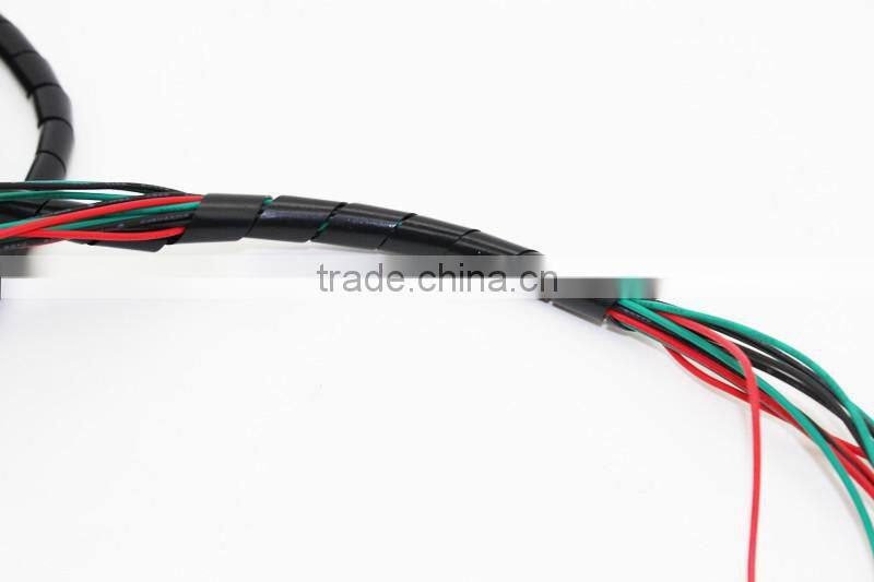 2016 Black diameter 6mm 33Ft.(10M) Spiral Cable Wire Wrap Tube PC Manage Cord