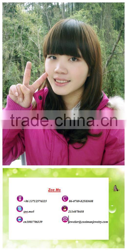 China supplier whosale ceramic rings, Fashion black Ceramic with stainless steel combined rings with three CZ stones used