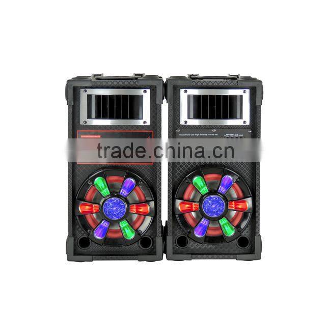 2.0 karaoke great sound fashion professional wooden bluetooth speaker