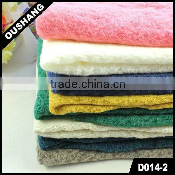 D014-2-E Green Long Scarf Pashmina Viscose Long Scarf