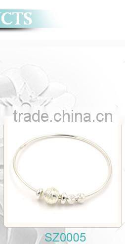 Fashion 925 Sterling Silver Exquisite Multiple Blue White CZ Diamonds loving Heart of the Ocean Chain Bracelet