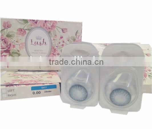 Lush illume monthly luxury cosmetic big eye colour contact lenses