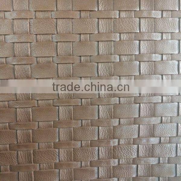 Release paper semi PU faux leather upholstery fabric