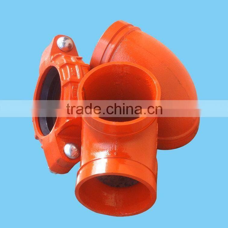 20% discounted ductile iron galvanized elbow/ductile iron 90degree reducing elbow