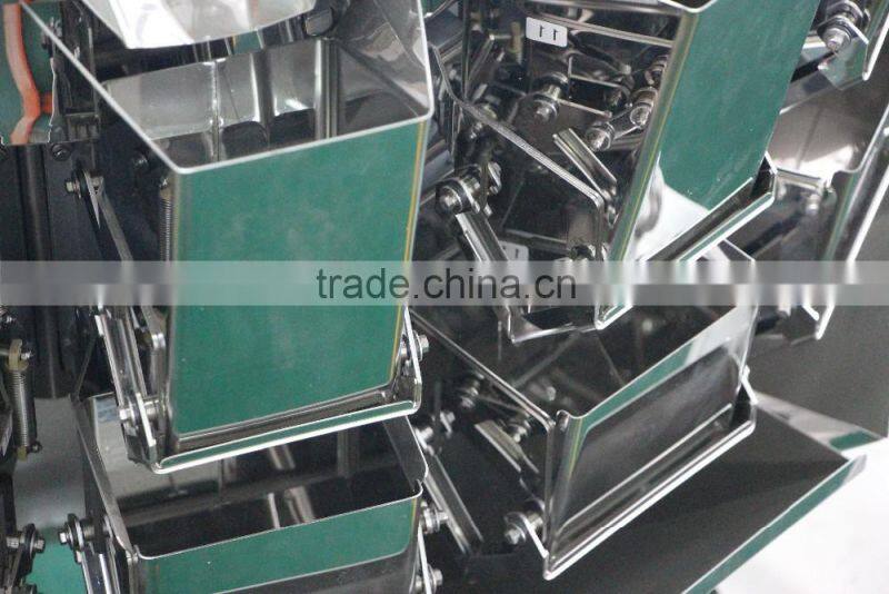 10-2000g 14 heads multihead weigher chocolate fudge candy combination weigher