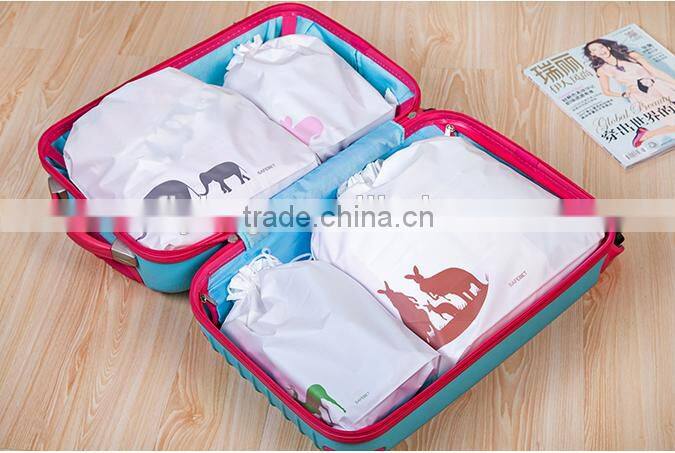 Promotional Logo Printed Cheap Polyester Drawstring Bag,waterproof packaging bags