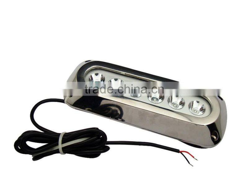 7.5 inch 18W yacht boat marine light IP 68 316 stainless steel anti-corrosion